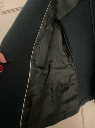 Blazer Lana Verde Botella Massimo Dutti