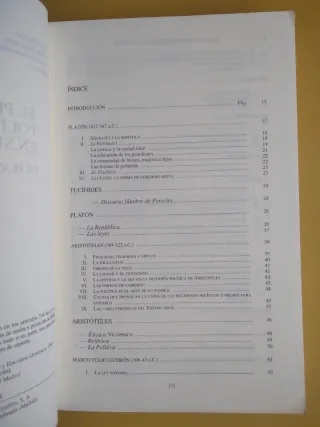 El pensamiento político en sus textos.