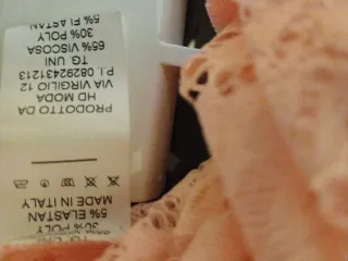 Completo donna pizzo rosa taglia XXL