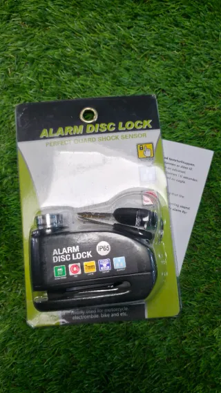Candado Disco Moto Alarma 110db resistente al agua