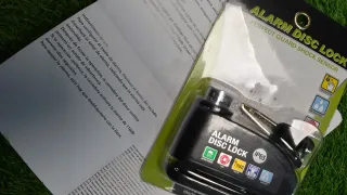 Candado Disco Moto Alarma 110db resistente al agua