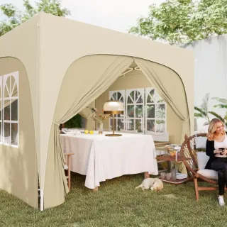 Cenador Plegable 3x3m Beige