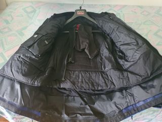 Chaqueta Moto Hombre Talla L IXS Negra/Azul