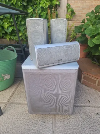 Conjunto Altavoces Vieta Gris