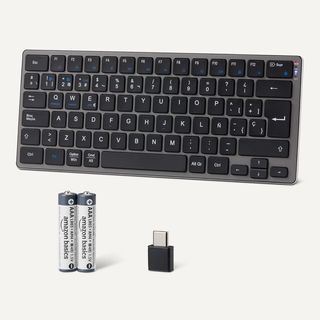 Teclado Inalámbrico Bluetooth Negro/Gris -2.4G USB