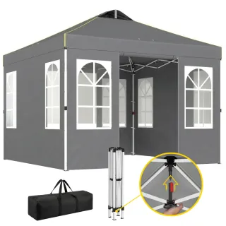 Carpa Plegable 3x3m UPF50+ 4 Laterales