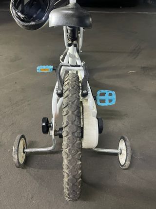 Casco bici infantil azul animales