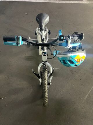 Casco bici infantil azul animales