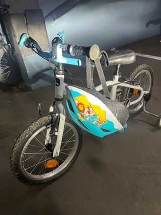Casco bici infantil azul animales