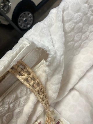 Moisés bebé con funda de algodón y soporte