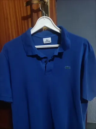 Polo Lacoste Azul Talla XL