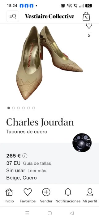 Zapatos Charles Jourdan todo Piel remates serpient