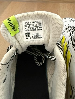 Adidas Scarpe Giallo Fluo Paint Splatter