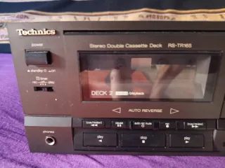 Platina Doble Cassette Technics RS-TR165