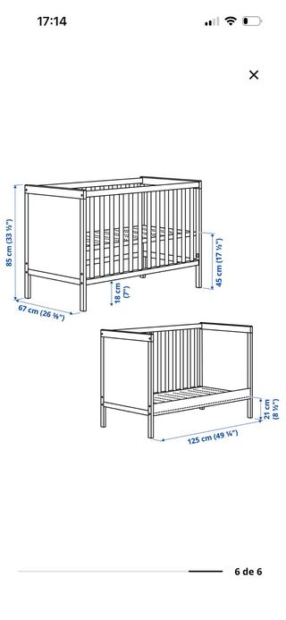 Cuna convertible 3-4 años