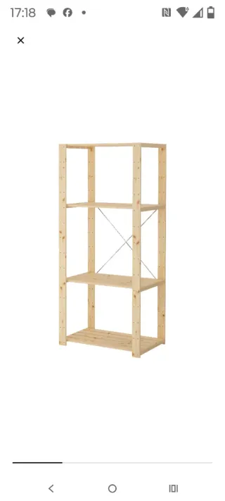 Estantería de madera