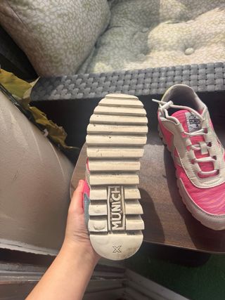 Zapatillas Munich Mujer Rosa y Beige