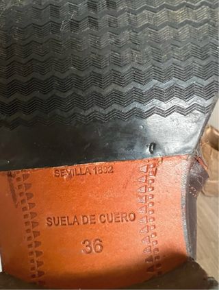 Botas de cuero El Caballo, sin estrenar