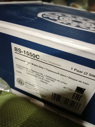 Discos Freno Ford Fiesta MK5/MK6 Sierra 1/2 traser