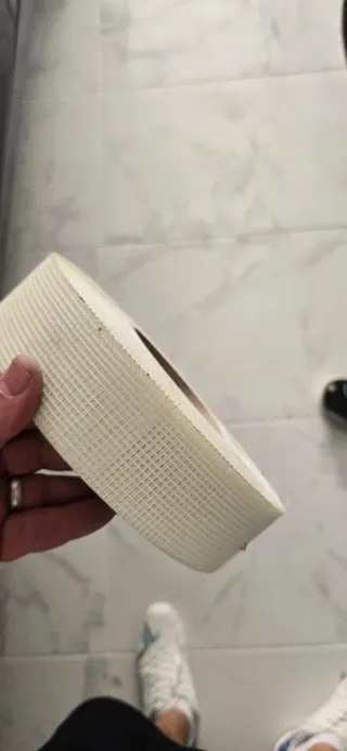 Cinta para tapar rayas en pared o pladur etc