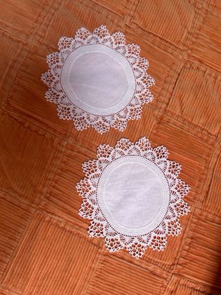 2 antichi tappeti in pizzo