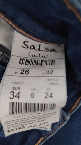Pantalón vaquero Salsa Push Up Wonder 34