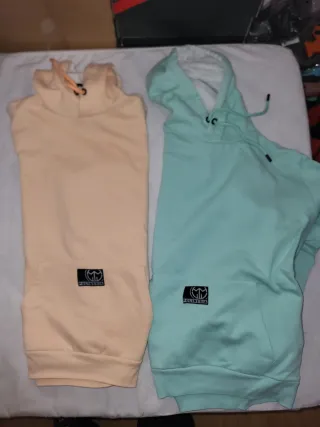 2 Sudaderas Polinesia Beige y Turquesa
