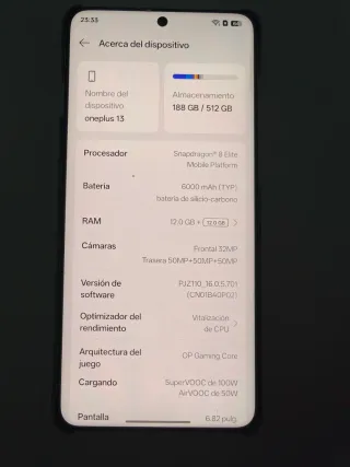 OnePlus 13 Plata/Blanco