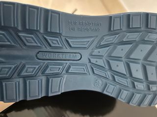 Zapatos de seguridad WORKTEAM negros y azules