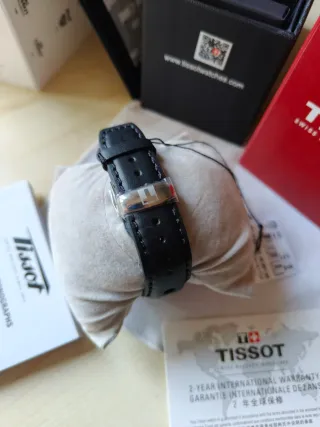 Orologio da polso uomo Tissot PRS516 nero e rosso