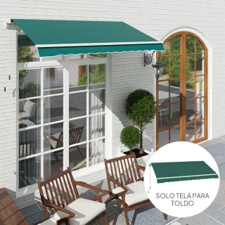 Techo Toldo Repuesto 282x250 cm Verde