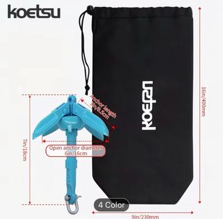 Ancla plegable kayak 1.5LB/0.7KG