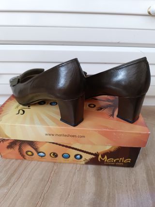 Zapatos de tacón de piel mujer talla 37.5