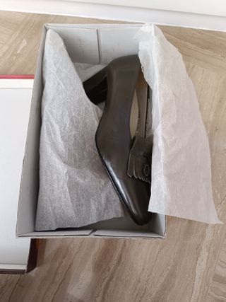 Zapatos de tacón de piel mujer talla 37.5