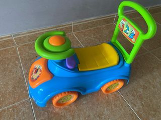 Correpasillos infantil azul y naranja
