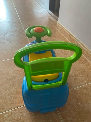 Correpasillos infantil azul y naranja