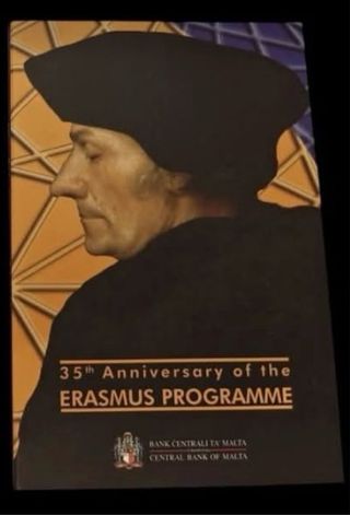 Moneda 2 euros Malta 2022 Erasmus Coincard