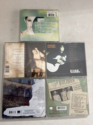 Lote 5 CDs Música Pop Latino