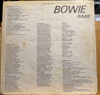 David Bowie - Rare Lp - RCA Spain
