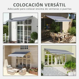 Techo Toldo Repuesto 2,8x2,5m Gris