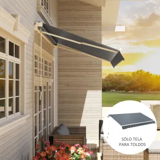 Techo Toldo Repuesto 2,8x2,5m Gris