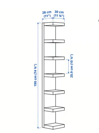 Estantería Ikea Lack Blanca
