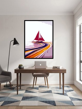Cuadro Decorativo Moderno Estilo Abstracto: 24