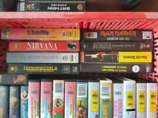 Lotto VHS film e concerti