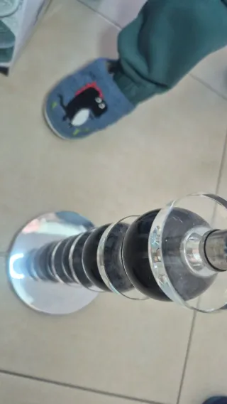 Lampada vetro e metallo