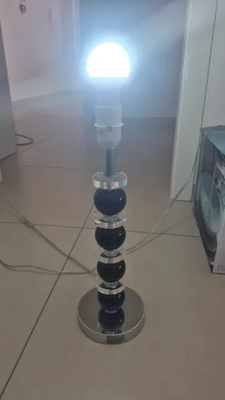 Lampada vetro e metallo