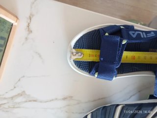 Sandalias Fila niño azul/verde Talla 36-37