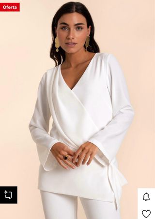 Conjunto blanco elegante