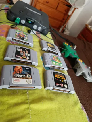 Console Nintendo 64 Nero e Verde