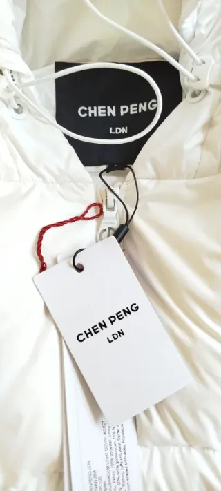 Plumífero Chen Peng London blanco
